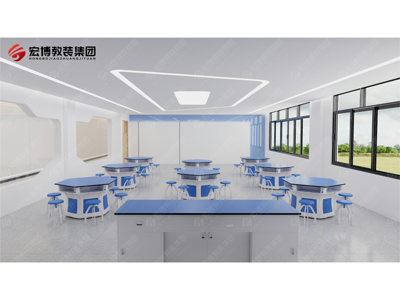 六边形桌科学实验室